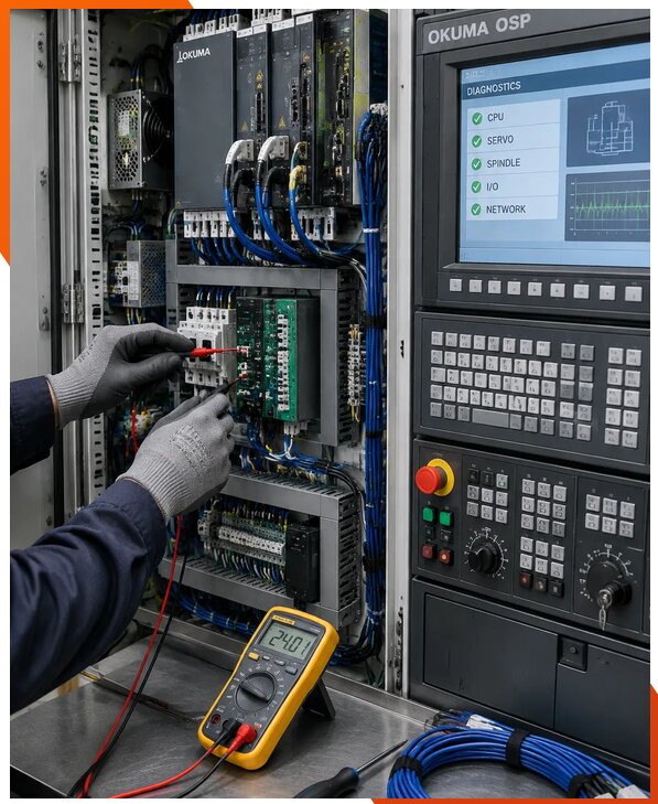 Ремонт систем ЧПУ Okuma OSP в Арзамасе